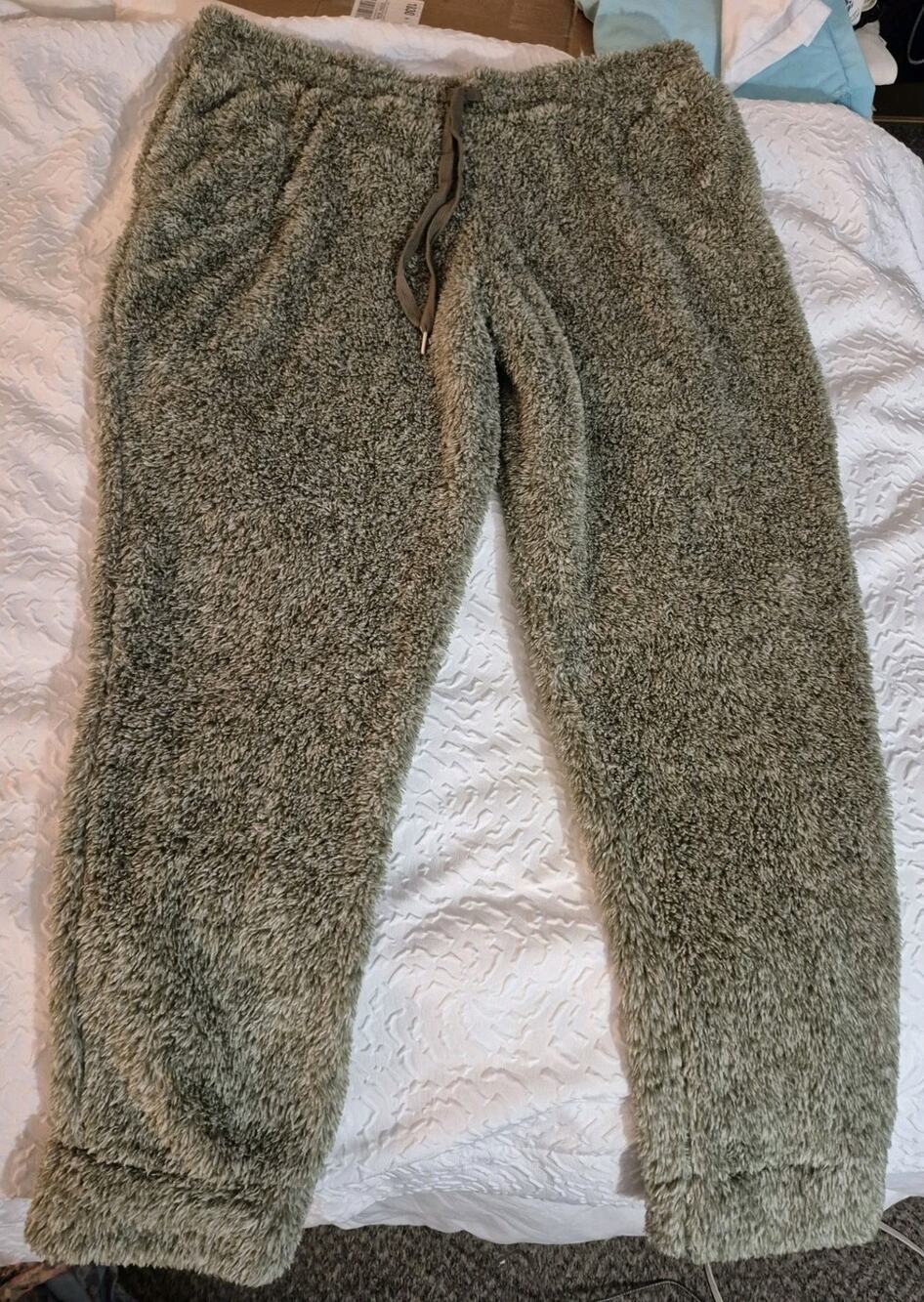 💥 UGG KOOLABURRA 2XL Fuzzy Jogger Pants Loungewear Cozy Sweatpants Womens D1